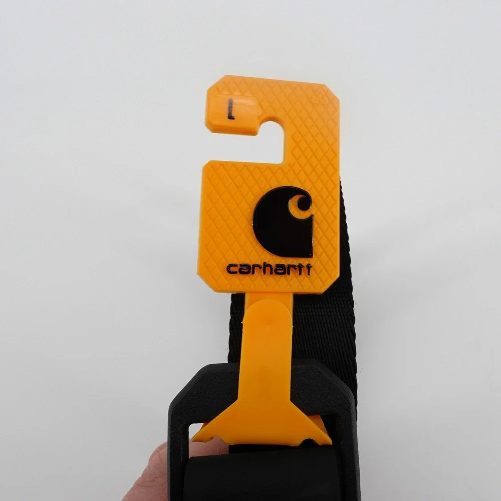 Carhartt Mens Nylon Webbing Ladder Lock Belt Black Large Utility New